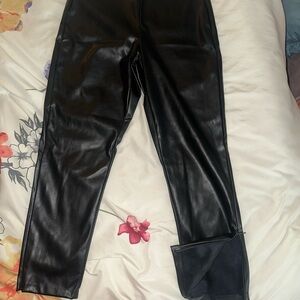 NWT OLD NAVY BLACK Faux Leather Pants